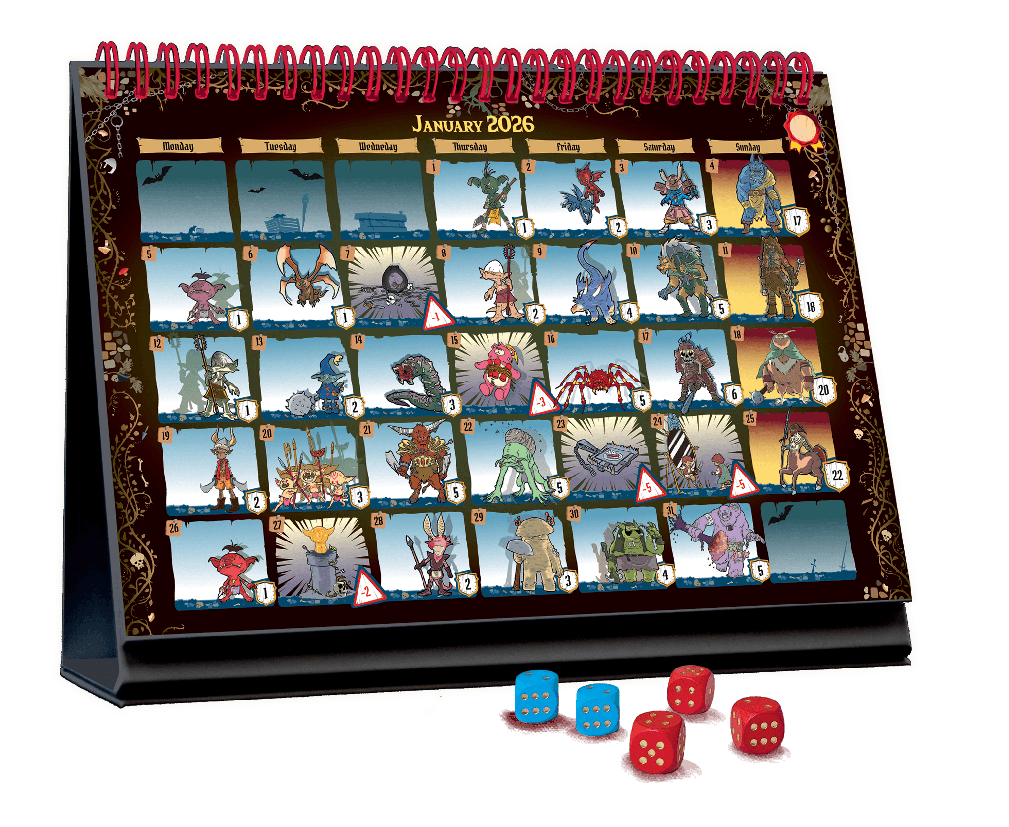 5. Flip the page and move on to the next floor